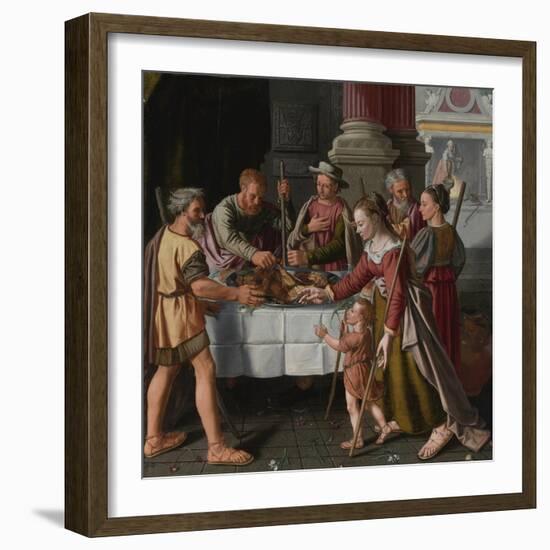 The First Passover Feast-Huybrecht Beuckelaer-Framed Giclee Print