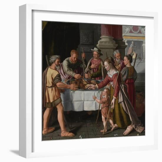 The First Passover Feast-Huybrecht Beuckelaer-Framed Giclee Print