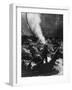 The First Photograph of a Diver at the Bottom of the Sea-null-Framed Photographic Print