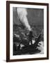 The First Photograph of a Diver under Water, Late 19th Century-null-Framed Giclee Print