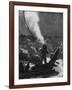 The First Photograph of a Diver under Water, Late 19th Century-null-Framed Giclee Print