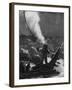 The First Photograph of a Diver under Water, Late 19th Century-null-Framed Giclee Print