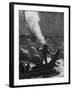 The First Photograph of a Diver under Water, Late 19th Century-null-Framed Giclee Print