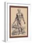 The First Plate of the Muscles-Andreas Vesalius-Framed Art Print