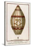 The First Practical Balloon Montgolfier's First Air Balloon Unmanned was Launched-Charles Francois Sellier-Stretched Canvas