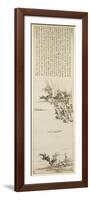 The First Prose Poem on the Red Cliff, 1558 (Ink on Paper)-Wen Zhengming-Framed Premium Giclee Print