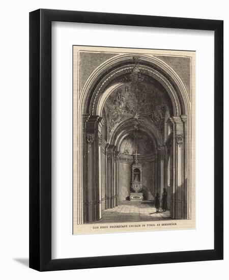 The First Protestant Church in Tyrol at Innsbruck-null-Framed Giclee Print