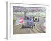 The First Race at the Goodwood Revival, 1998-Clive Metcalfe-Framed Giclee Print