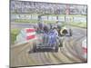 The First Race at the Goodwood Revival, 1998-Clive Metcalfe-Mounted Giclee Print