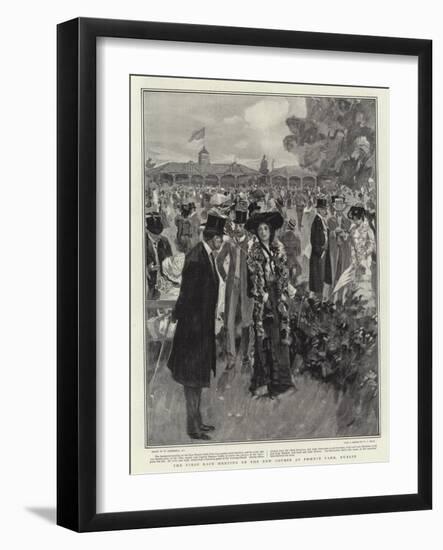 The First Race Meeting on the New Course at Phoenix Park, Dublin-William Hatherell-Framed Giclee Print