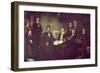 The First Reading of the Emancipation Proclamation-Francis Bicknell Carpenter-Framed Giclee Print