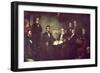 The First Reading of the Emancipation Proclamation-Francis Bicknell Carpenter-Framed Giclee Print