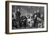 The First Reading of the Proclamation of Emancipation, 1863-Francis Carpenter-Framed Giclee Print