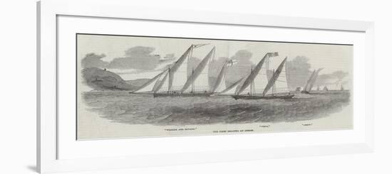 The First Regatta at Lisbon-null-Framed Giclee Print