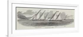 The First Regatta at Lisbon-null-Framed Giclee Print