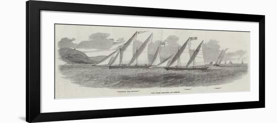 The First Regatta at Lisbon-null-Framed Giclee Print