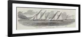 The First Regatta at Lisbon-null-Framed Giclee Print