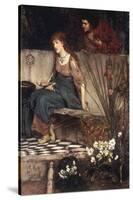 The First Reproach-Sir Lawrence Alma-Tadema-Stretched Canvas