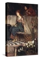 The First Reproach-Sir Lawrence Alma-Tadema-Stretched Canvas