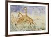 The First Rush of the Giraffes, 1861-Sir Samuel Baker-Framed Giclee Print