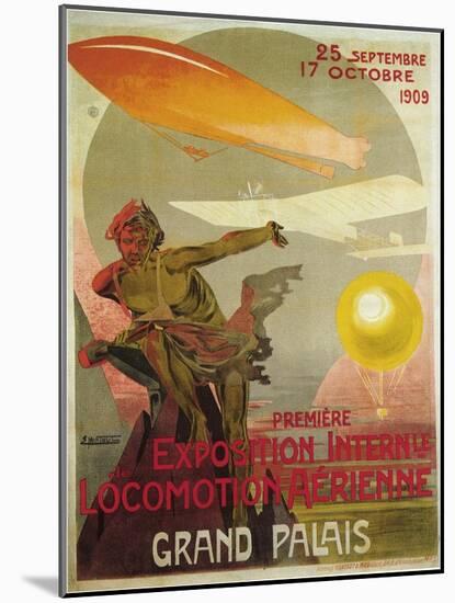 The First Salon De La Locomotion Aérienne, 1909-Ernest Montaut-Mounted Giclee Print