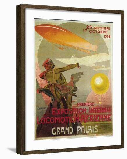 The First Salon De La Locomotion Aérienne, 1909-Ernest Montaut-Framed Giclee Print