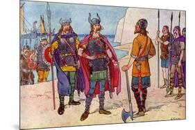 The First Saxons in Britain-George Morrow-Mounted Premium Giclee Print