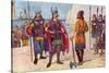 The First Saxons in Britain-George Morrow-Stretched Canvas