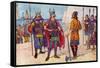 The First Saxons in Britain-George Morrow-Framed Stretched Canvas