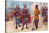 The First Saxons in Britain-George Morrow-Stretched Canvas