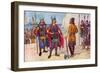 The First Saxons in Britain-George Morrow-Framed Art Print