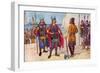 The First Saxons in Britain-George Morrow-Framed Art Print