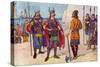 The First Saxons in Britain-George Morrow-Stretched Canvas