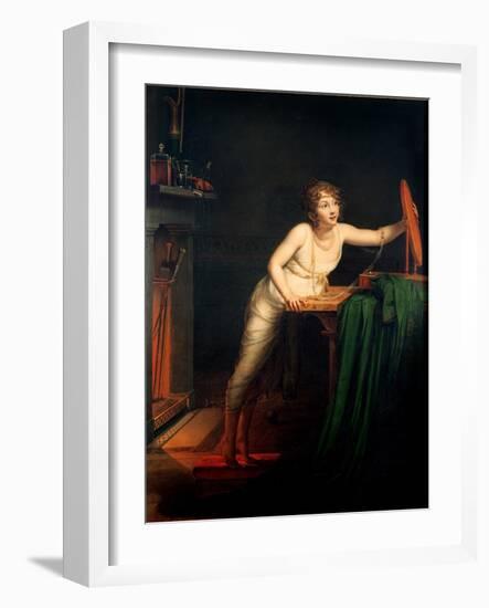 The First Sense of Coquetry, 1804-Pauline Auzou-Framed Giclee Print