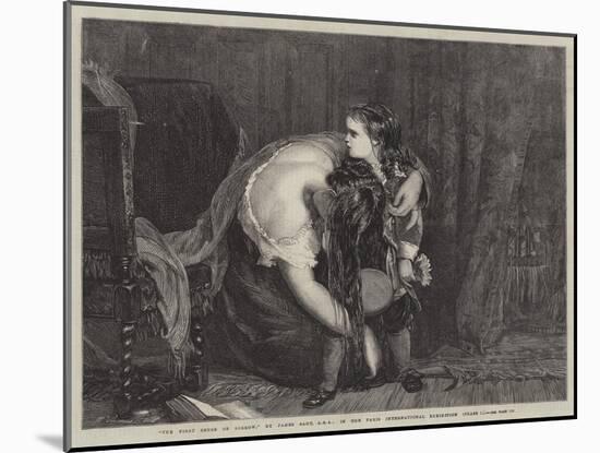 The First Sense of Sorrow-James Sant-Mounted Giclee Print