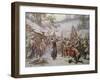 The First Sermon Ashore, 1621-Jean Leon Gerome Ferris-Framed Giclee Print