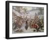 The First Sermon Ashore in 1621-Jean Leon Gerome Ferris-Framed Premium Giclee Print