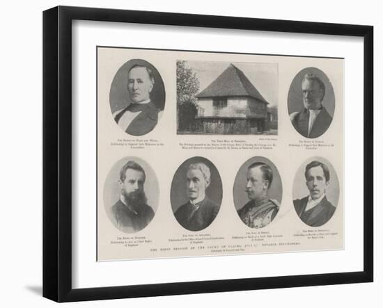 The First Session of the Court of Claims, 17 July, Notable Petitioners-null-Framed Giclee Print