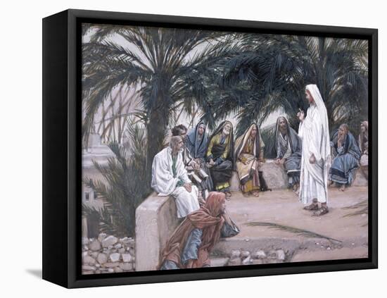The First Shall Be the Last, Illustration for 'The Life of Christ', C.1886-94-James Tissot-Framed Stretched Canvas