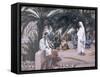 The First Shall Be the Last, Illustration for 'The Life of Christ', C.1886-94-James Tissot-Framed Stretched Canvas