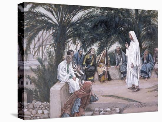 The First Shall Be the Last, Illustration for 'The Life of Christ', C.1886-94-James Tissot-Stretched Canvas