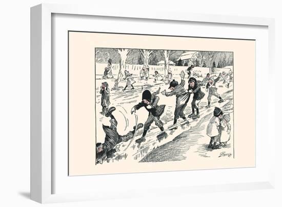 The First Sliding-Clare A. Briggs-Framed Art Print