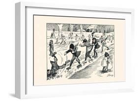 The First Sliding-Clare A. Briggs-Framed Art Print