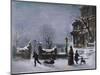 The First Snow, 1877-Joseph Hoover-Mounted Giclee Print