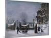 The First Snow, 1877-Joseph Hoover-Mounted Giclee Print