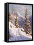 The First Snow of Winter-Ivan Fedorovich Choultse-Framed Stretched Canvas