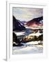 The First Snow-A.T. Hibbard-Framed Giclee Print