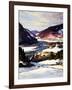 The First Snow-A.T. Hibbard-Framed Giclee Print