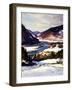 The First Snow-A.T. Hibbard-Framed Giclee Print