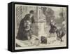 The First Snowball-Horace Petherick-Framed Stretched Canvas